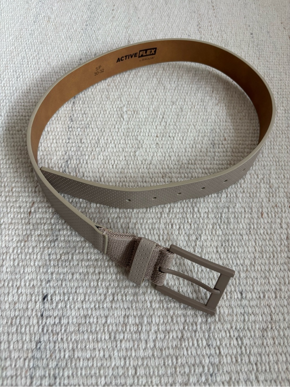 | Haggar | ‘Active Flex’ Men's Casual Perforated Stretch Belt size Small 30-32